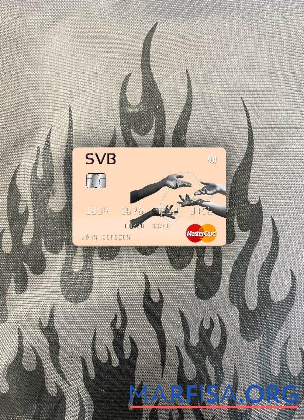 Downloadable USA SVB Financial Group mastercard photolook front download for verification